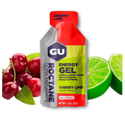 Gel GU Roctane Cherry/Lime 35mg CAFEÍNA